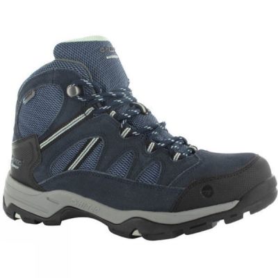 Botas Hi-Tec Bandera II WP Mujer Azules / Gris Oscuro - Chile ORW907253